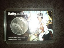 Daily Mail Produced Commemorative Queen's Coronation Coin Pack 2015