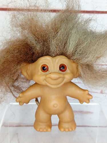 Vintage small dam troll - small, toy