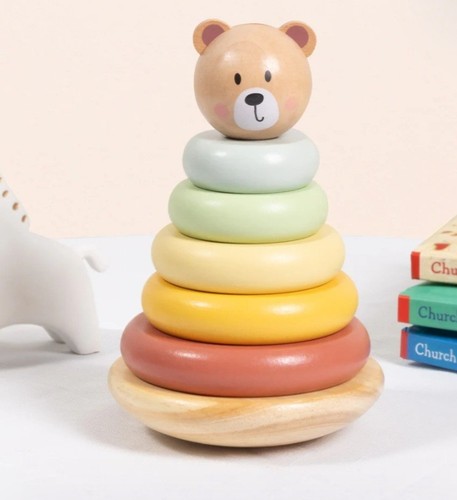 Play right teddy bear wooden - right,