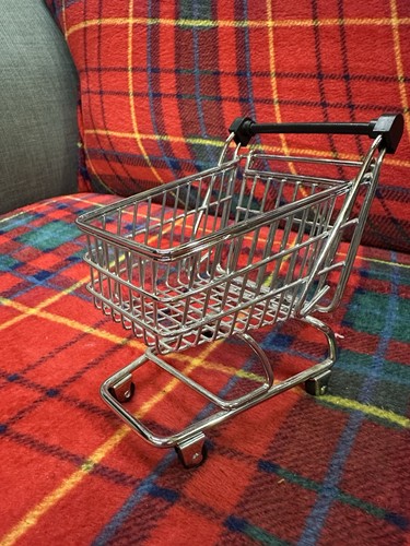 Miniature shopping trolley - miniature,