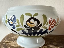 Vintage French Ceramic Fait Main, Hand Made Soup Terrine