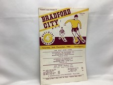 Bradford City v Southport Division 4 December 1964