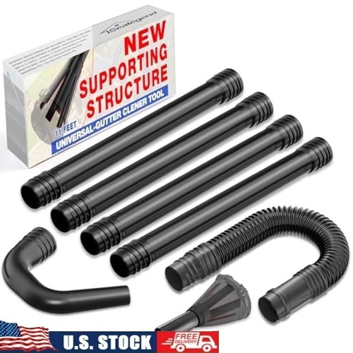 Universal leaf blower gutter - blower,