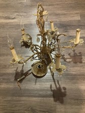 Vintage 1950s Brass 5 Arm