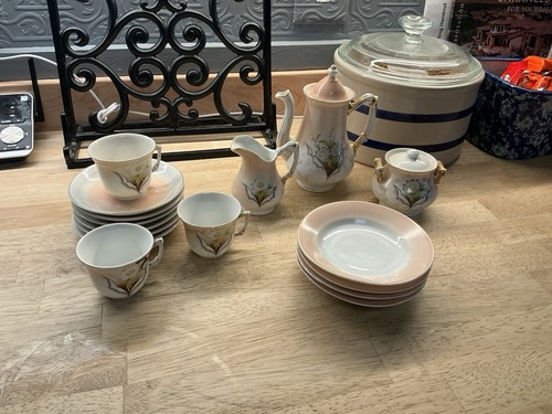 Vintage porcelain childs tea - vintage,