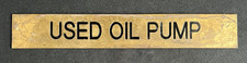 USED OIL PUMP VINTAGE SERVICE