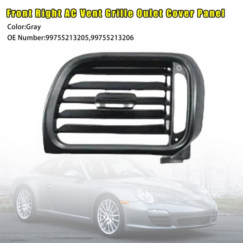 Front right vent cover - right, gray