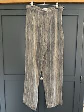 JACQUES VERT Stripe Size 10 Suit Trousers Wedding Occasion Smart Office Workwear