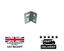 Stretcher Plates/Angled Worktop L Brackets - Steel 27 x 25 x 38mm - 1.2mm Thick 