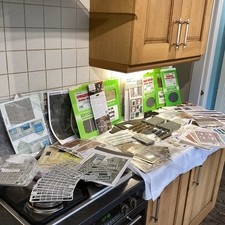 BIG JOB LOT Material Sheets, Resin Parts, Unchecked Kits Etc. ALL FOR SPARES 191