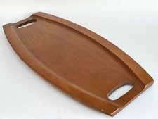 Vintage Barbocraft Surfboard MCM Serving Tray Solid Canadian Maple 43 x 20 cm