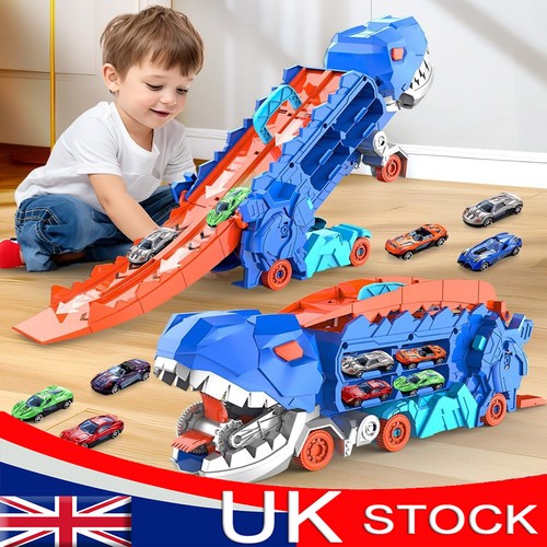 Truck car dinosaur transport - truck,