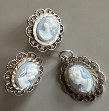 Sterling silver 925 small blue - sterling,