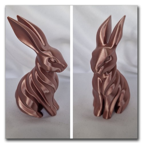 Easter bunny ornament rose - easter,