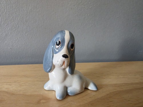 Vintage small ceramic sad - small,