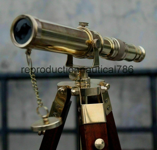 Nautical solid brass - nautical, telescope
