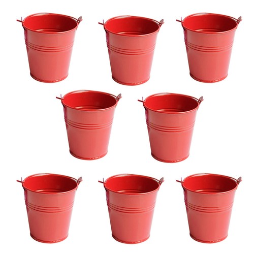 Pcs small metal flower - small, pots