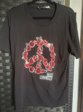Brand new Mens Moschino black t-shirt size M with stunning LOVE Moschino design
