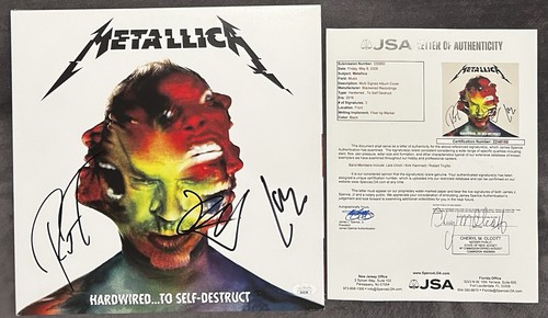 Metallica signed vinyl lp - vinyl,