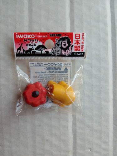 Iwako erasers safari rubbers - iwako,