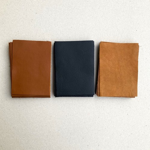 Soft italian leather scraps - soft,