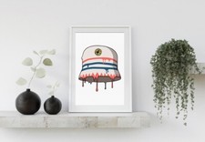 A4 STONE ROSES RENI BUCKET HAT ALAN  MUSIC FILM ART RETRO POSTER  CULTURE PRINT