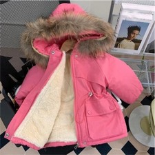 Kids Girls Winter Coat Hooded