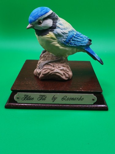 Leonardo bird figurine - figurine, blue