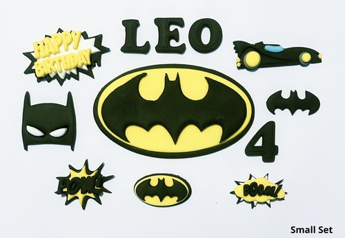 Edible fondant batman - fondant,