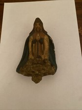 15-16 Century Polychrome Religious Relic , Nice Condition
