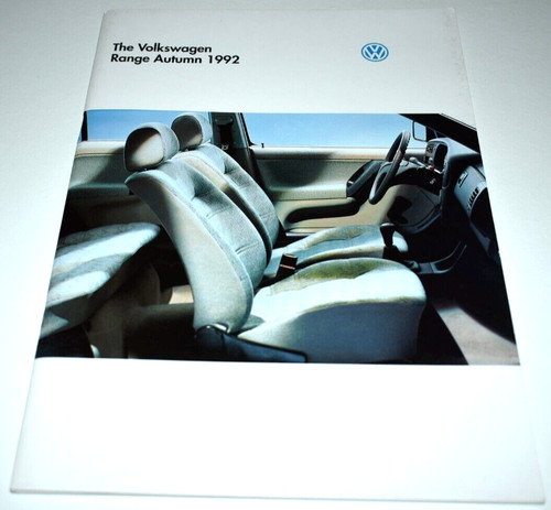 Volkswagen range autumn 1992 - autumn,
