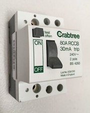 Crabtree SB6000 80A RCD/RCCB