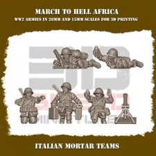 Italian Mortar Squad - 28mm -