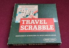 Vintage Travel Scrabble 1958