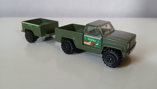 Tonka military truck trailer - military,