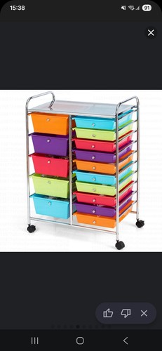 Drawers storage trolley - 15,