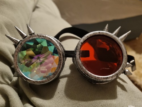 Steampunk goggles with spikes - steampunk,