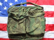 GENUINE USAF US USA issue AH64 APACHE HELICOPTER PILOTS woodland camo H3LMET BAG