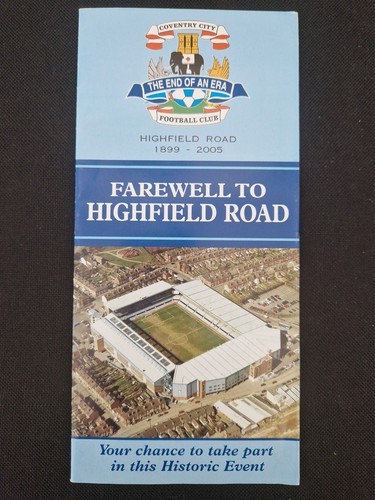 Coventry city farewell - -,