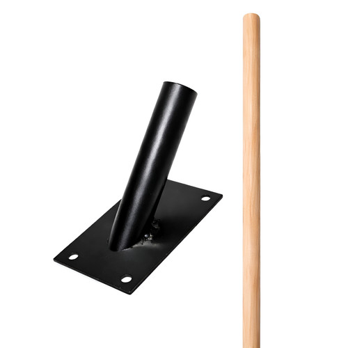 Steel single flag - flag, holder