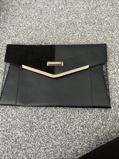 River Island Black Clutch Bag