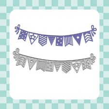 Metal Cutting Die - BUNTING - BANNER - Card Making - Crafting - Scrapbooking  