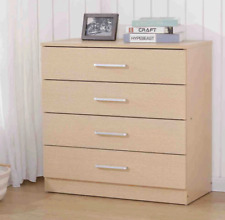 4 Chest Of Drawers Bedroom Room Furniture Spacious Fronts Modern OAK Effect