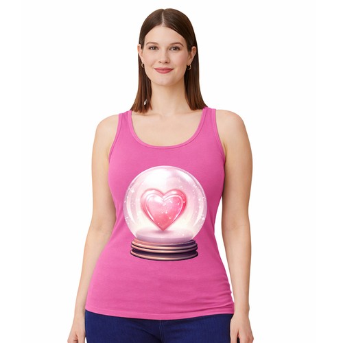 Love heart snow - snow, globe