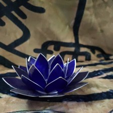 Lotus Flower Candle Tea Light Holder, Chakra Lotus Holder, Tealight Holder