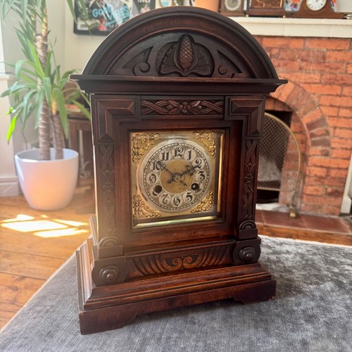 Large antique junghans mantel - antique,