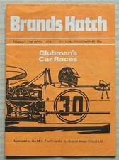 BRANDS HATCH 27 Apr 1975 MG