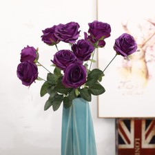 10 Heads Silk Rose Artificial