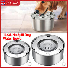 Non Spill Dog Water Bowl,1/3L Splash Proof Pet Water Bowl,Anti Slip Car Dog Bowl