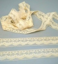 3 x Pale Peach Lace Trim
